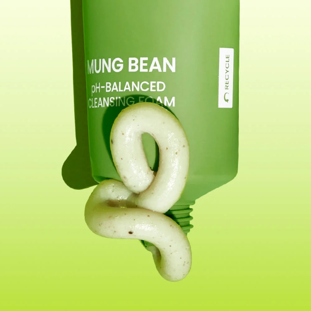 Балансирующая пенка для глубокого очищения beplain Mung Bean pH-Balanced Cleansing Foam