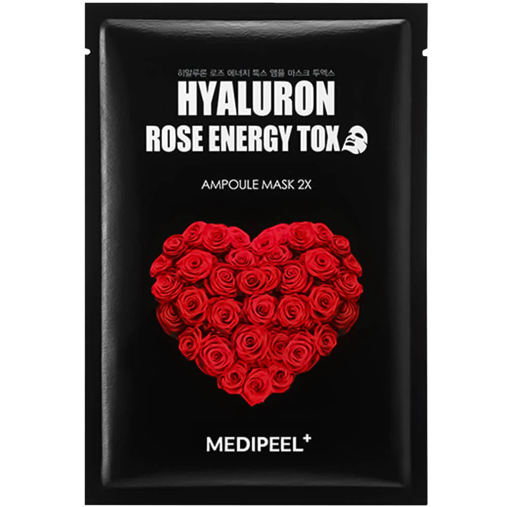 Ампульная омолаживающая маска с розой MEDIPEEL Hyaluron 100 Rose Energy Tox