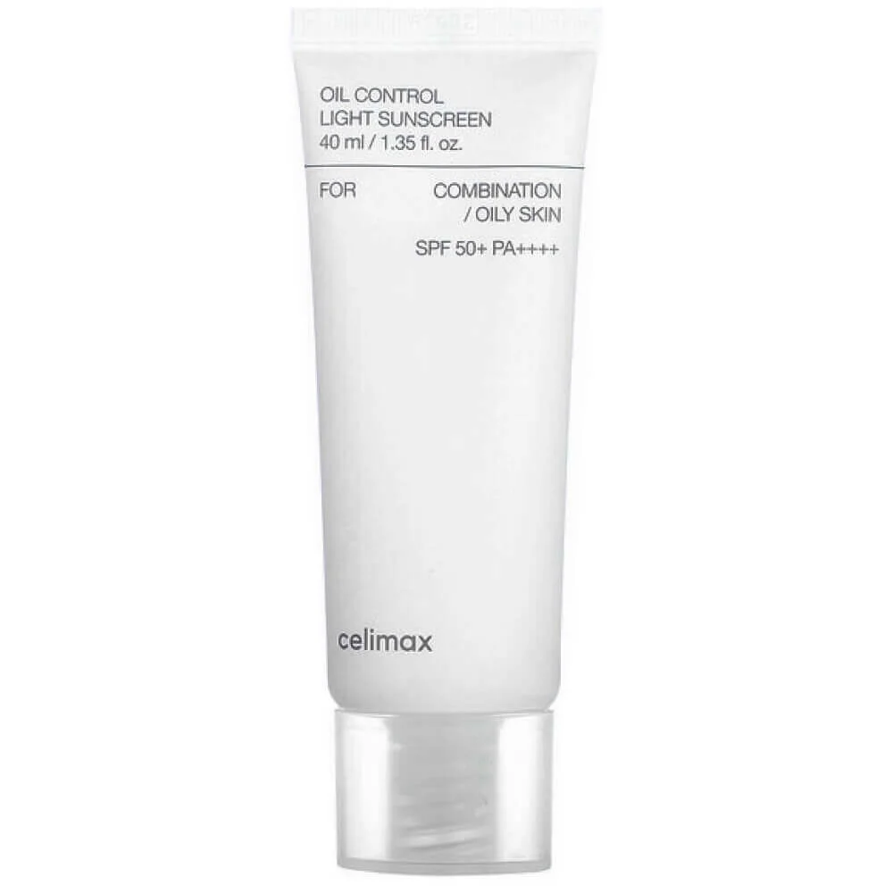 Себорегулирующий лёгкий солнцезащитный крем Celimax Oil Control Light Sunscreen SPF50+PA++++
