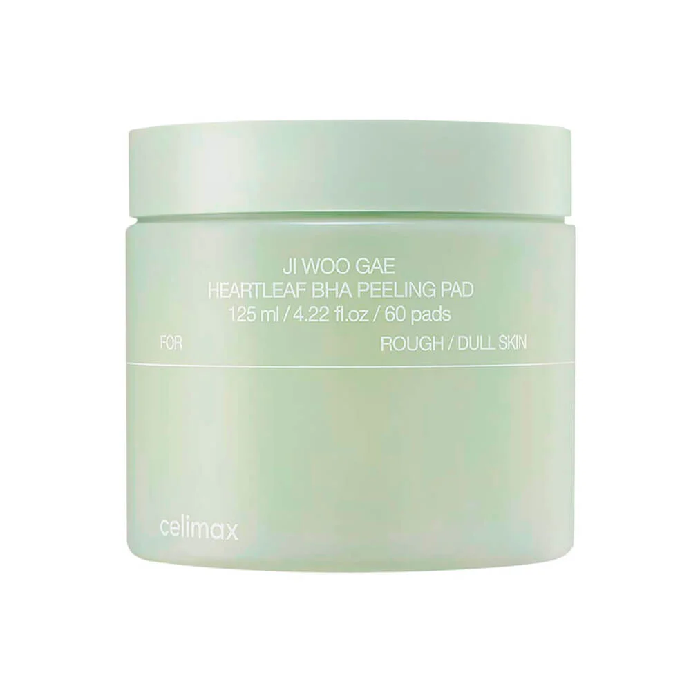 Тонизирующие пилинг-пэды с BHA-кислотой Celimax Ji Woo Gae Heartleaf BHA Peelind Pad