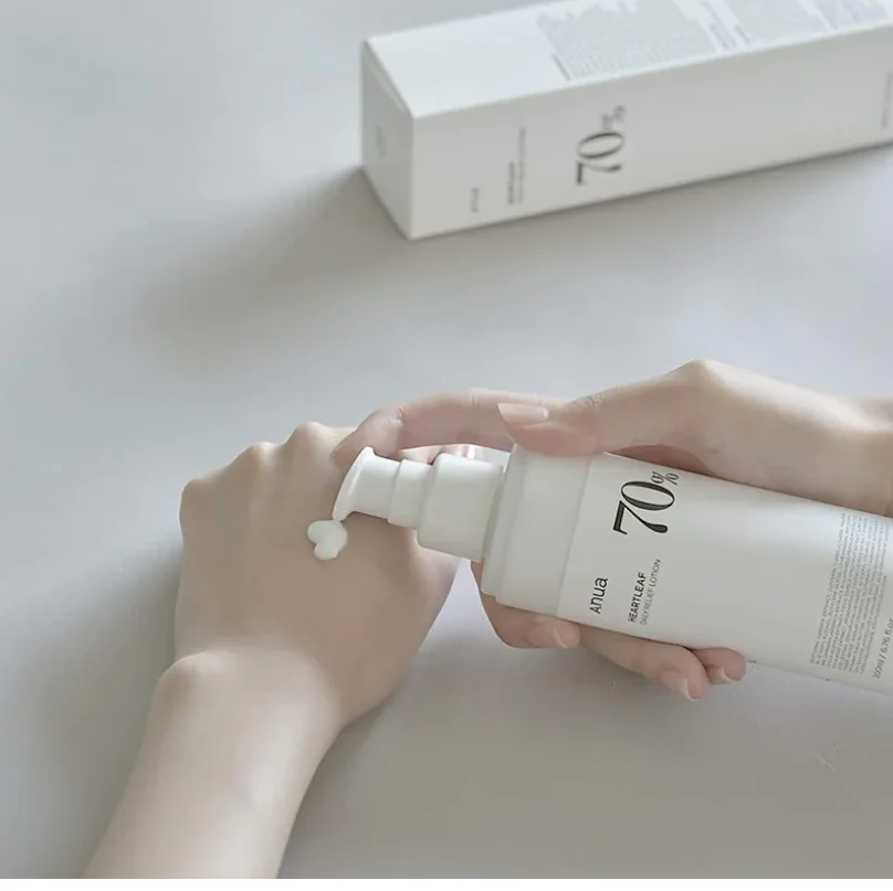 Успокаивающий лосьон-эмульсия для лица с экстрактом хауттюйнии ANUA Heartleaf 70% Daily Lotion