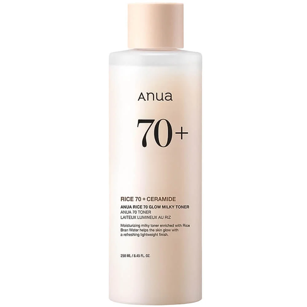 Молочный тонер для сияния кожи с рисом Anua Rice 70 Glow Milky Toner