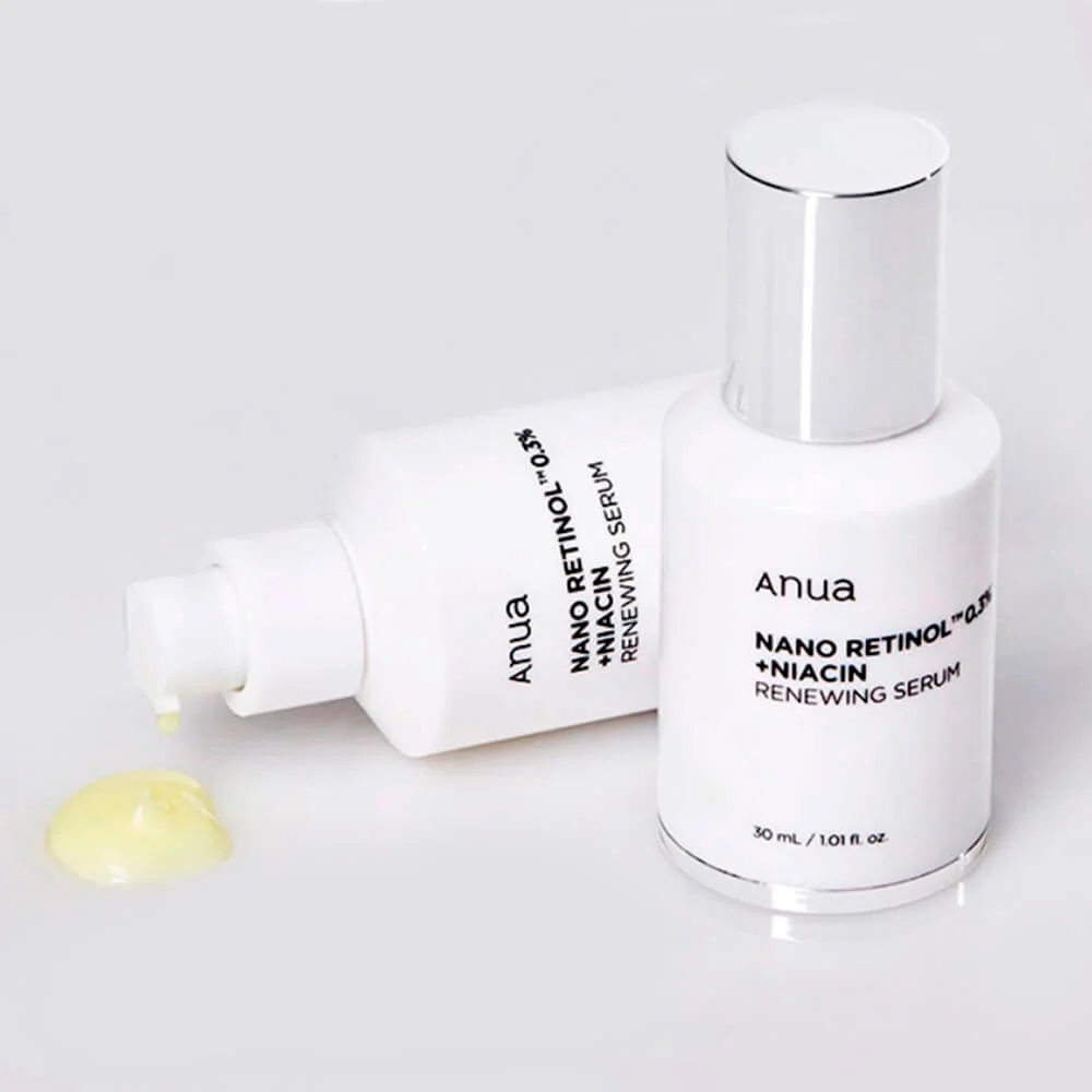 Обновляющая сыворотка с ретинолом и ниацинамидом Anua Nano Retinol 0,3% + Niacin Renewing Serum