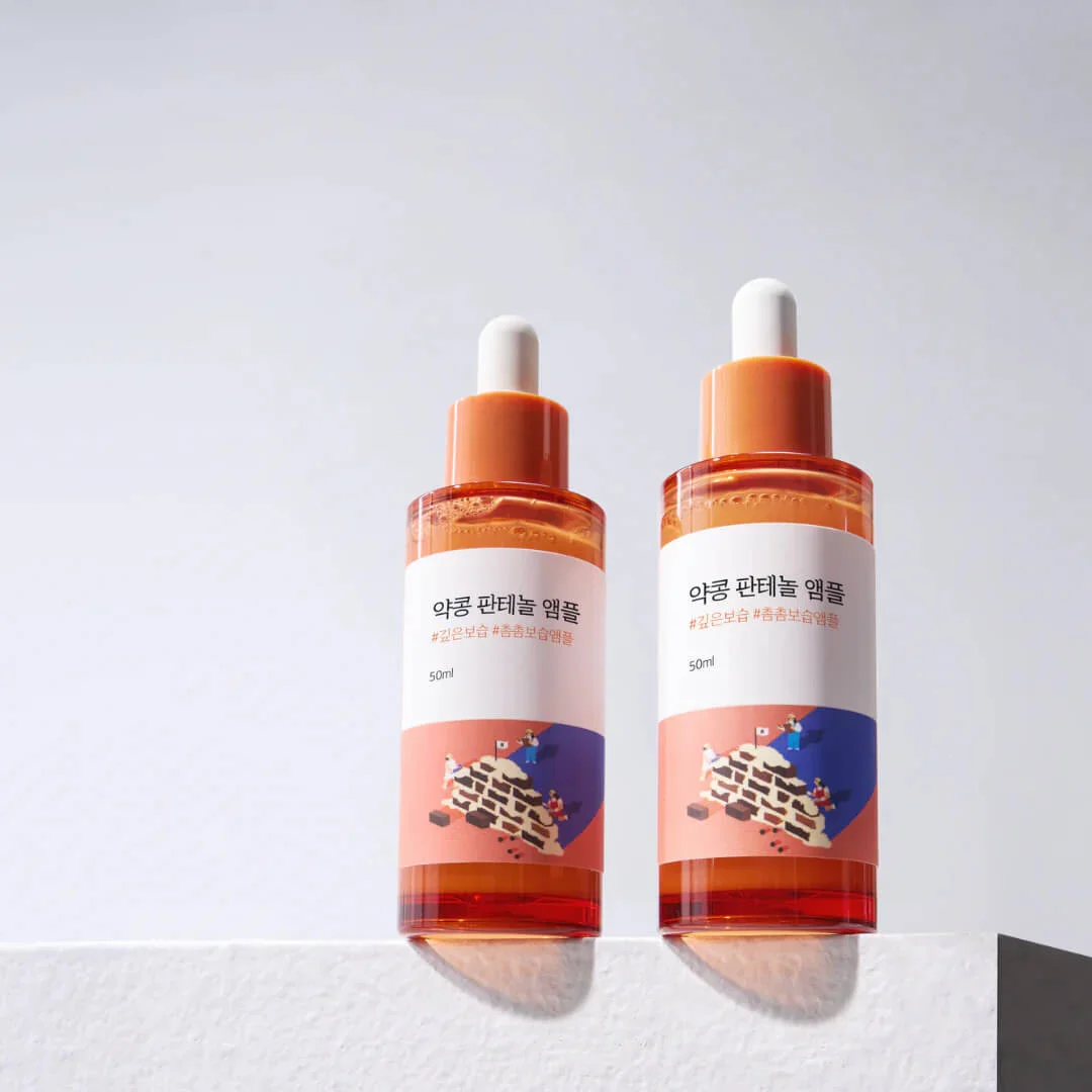 Барьерная ампула с чёрной соей и пантенолом Round Lab Soybean Panthenol Ampoule