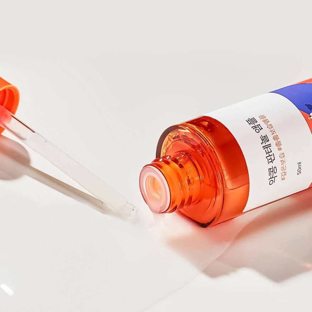 Барьерная ампула с чёрной соей и пантенолом Round Lab Soybean Panthenol Ampoule