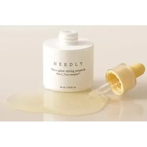 Сыворотка для сияния кожи лица NEEDLY Vita c glow toning ampoule