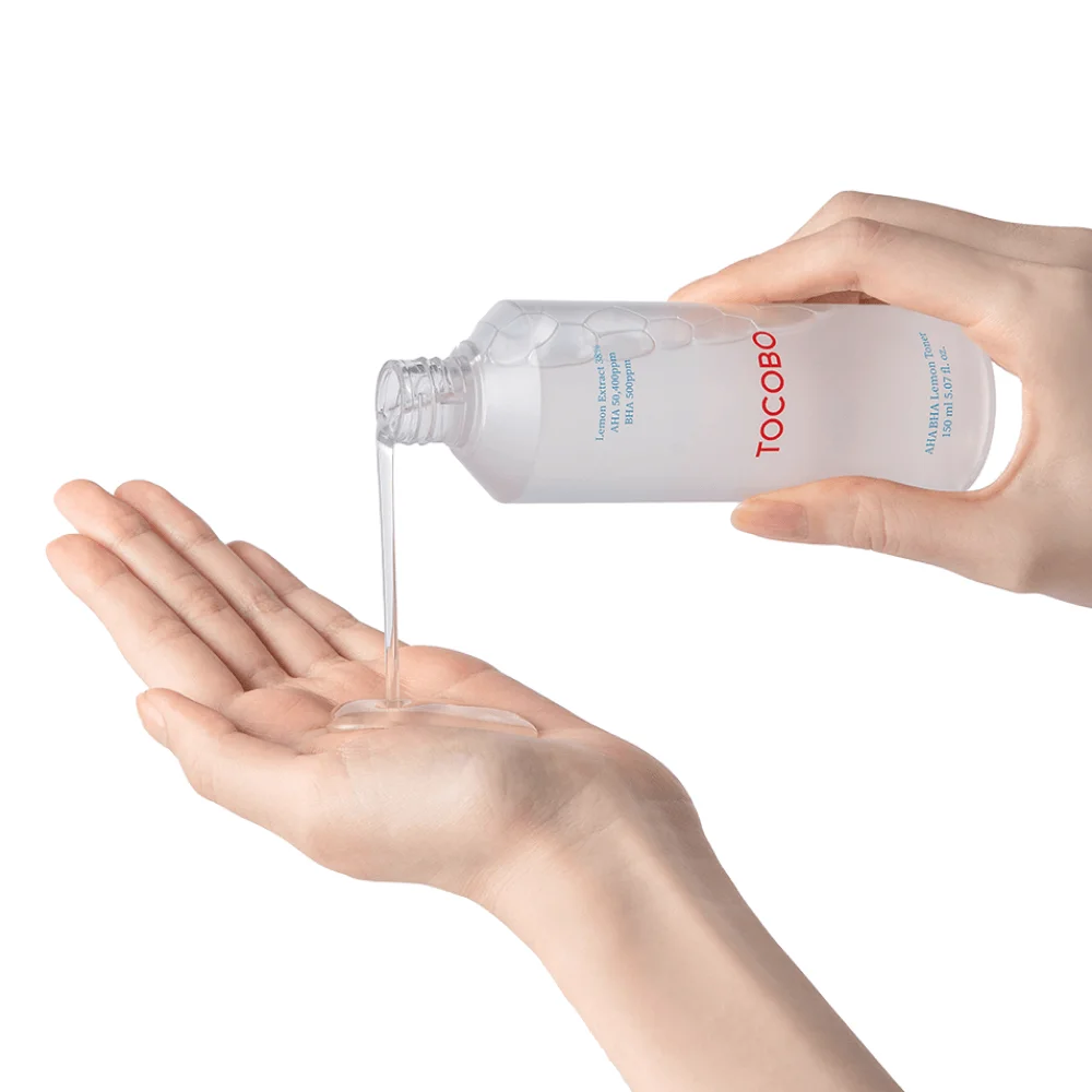 Кислотный тоник-эксфолиант с экстрактом лимона Tocobo AHA BHA Lemon Toner