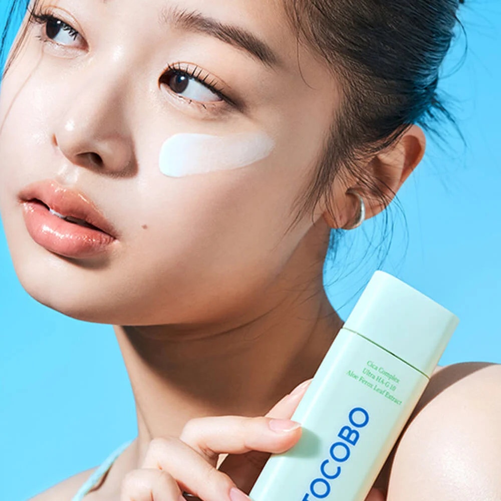 Успокаивающая солнцезащитная сыворотка Tocobo Cica Calming Sun Serum SPF50+ PA++++