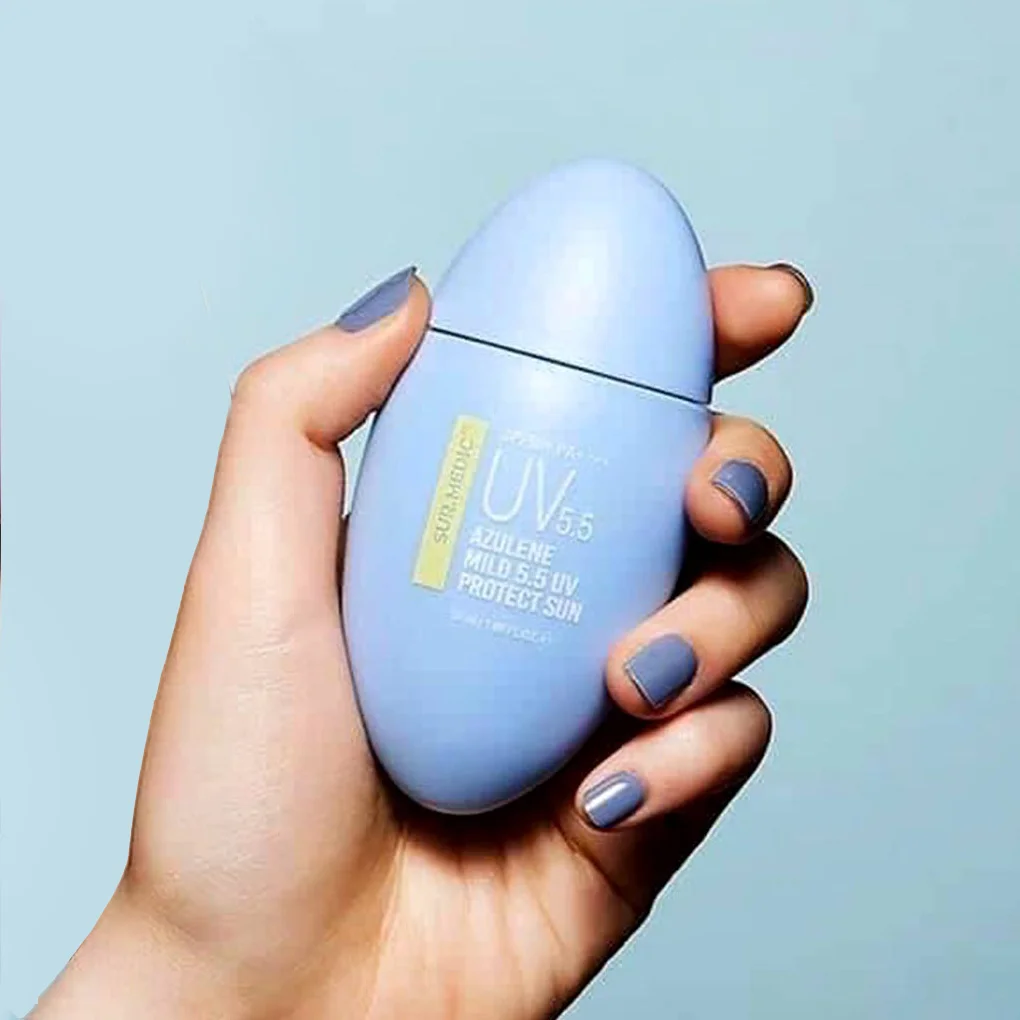 Успокаивающий солнцезащитный крем с азуленом SUR.MEDIC+ Azulene Mild 5.5 UV Protect Sun SPF50+