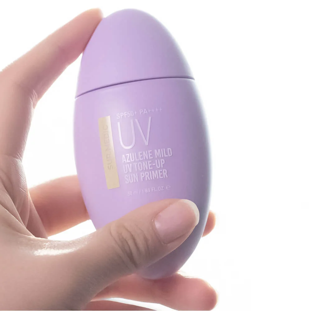 Легкий солнцезащитный праймер SUR.MEDIC+ Azulene Mild UV Tone-Up Sun Primer SPF50+ PA++++