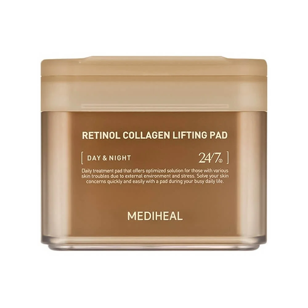 Разглаживающие тонер-пэды с ретинолом и коллагеном