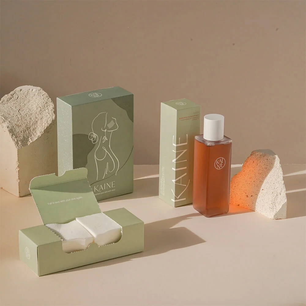 Набор с ампульным тонером с комбучей Kaine Kombu Balancing Ampoule Toner Set