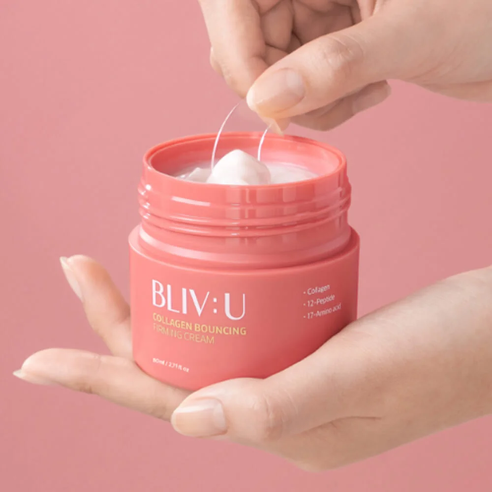 Коллагеновый крем для упругости кожи с пептидами BLIV:U Collagen Bouncing Firming Cream