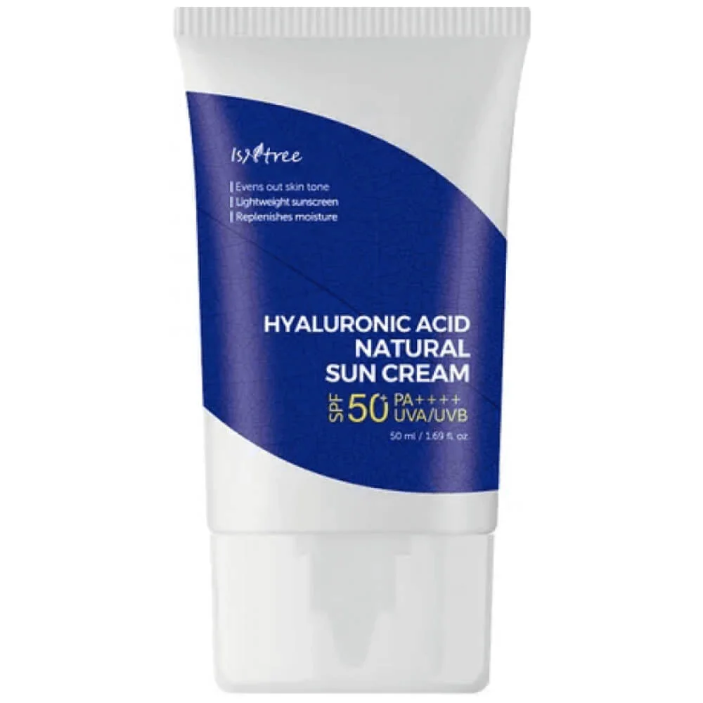 Увлажняющий минеральный солнцезащитный крем IsNtree Hyaluronic Acid Natural Sun Cream SPF50+ PA++++