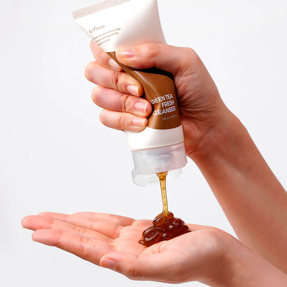 Очищающий гель с зелёным чаем IsNtree Green Tea Fresh Cleanser