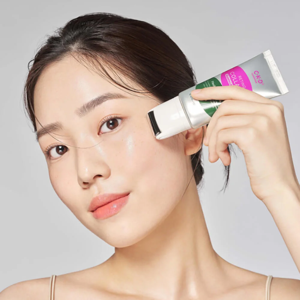 Коллагеновая сыворотка с роликовым массажёром CKD Retino Collagen Guasha Lifting Serum