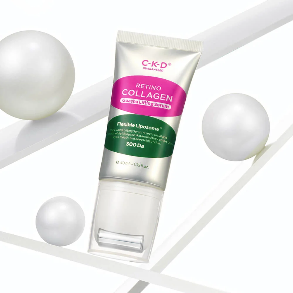 Коллагеновая сыворотка с роликовым массажёром CKD Retino Collagen Guasha Lifting Serum