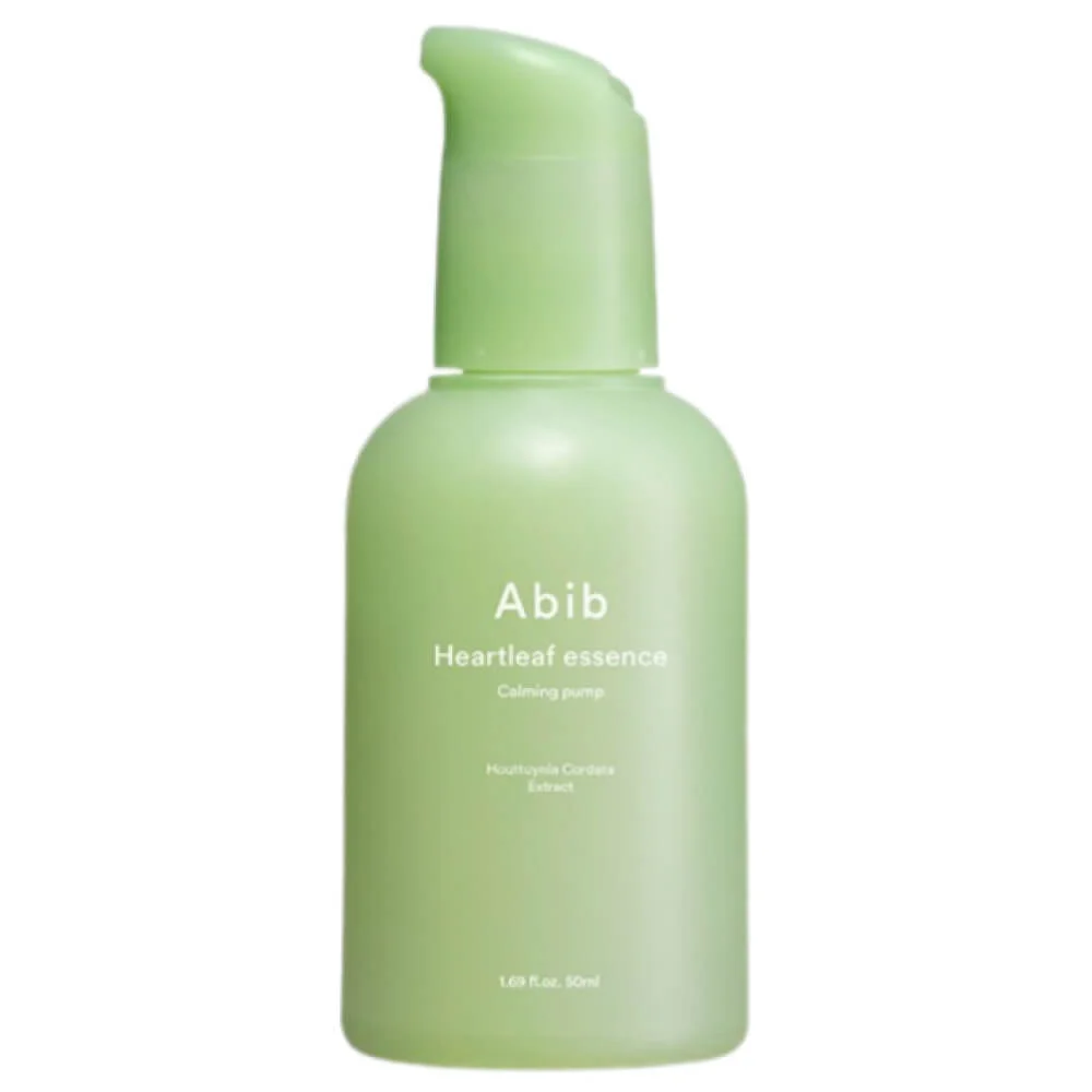 Успокаивающая эссенция с экстрактом хауттюйнии Abib Heartleaf Essence Calming Pump 