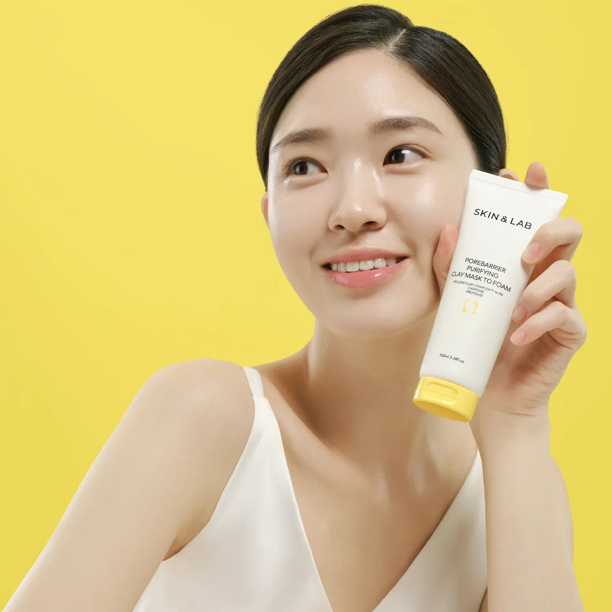 маска-пенка для глубокого очищения кожи Porebarrier Purifying Clay Mask To Foam