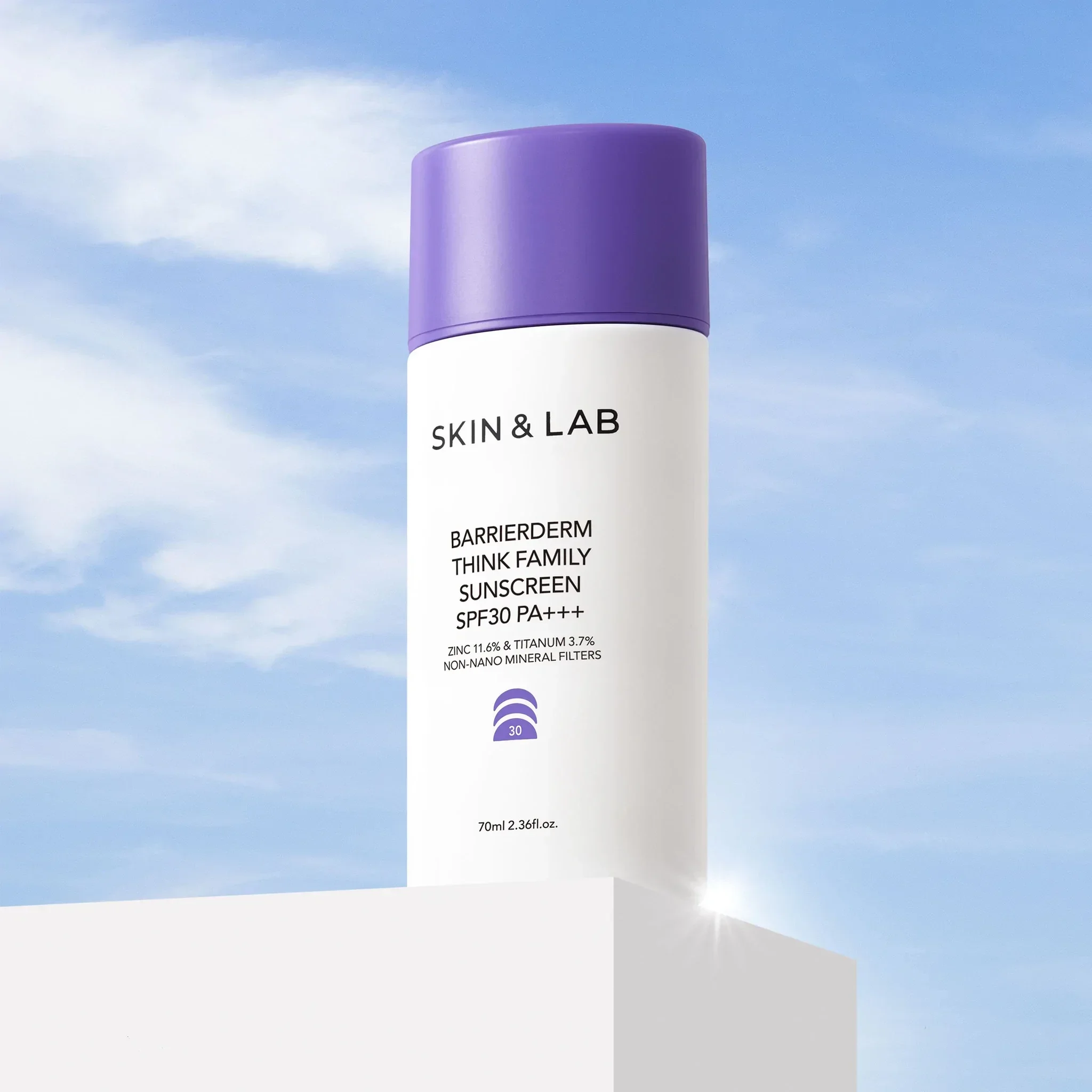 Гипоаллергенный санскрин для всей семьи SKIN&LAB Barrierderm Think Family Sunscreen SPF 30 PA+++