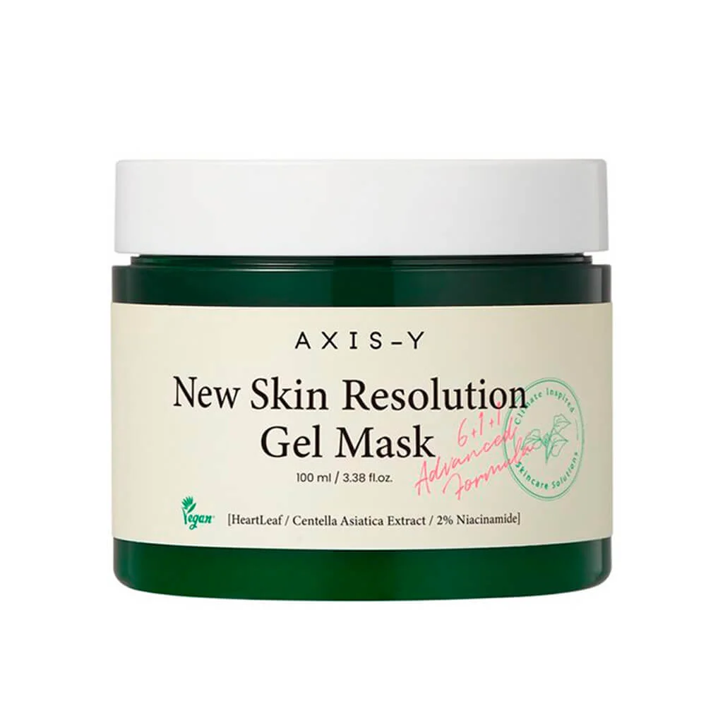 Успокаивающая гелевая маска с хауттюйнией AXIS-Y New Skin Resolution Gel Mask