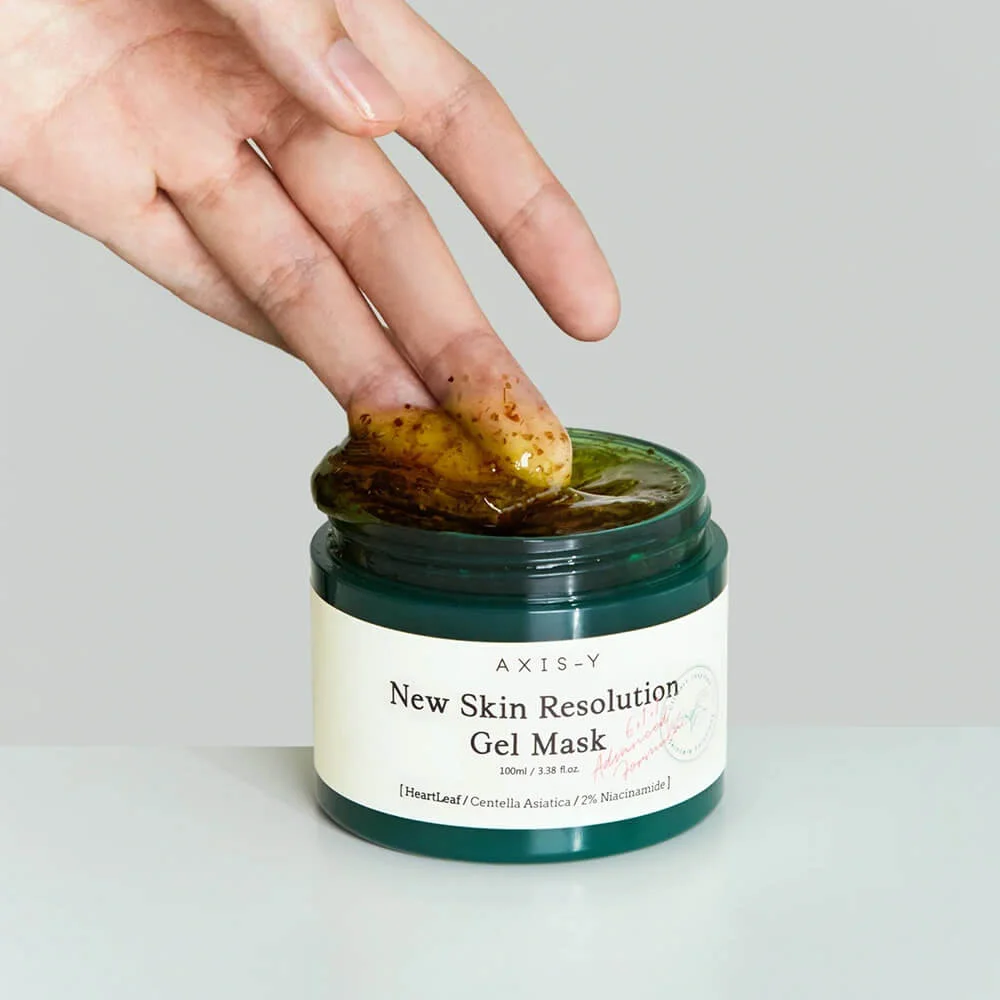 Успокаивающая гелевая маска с хауттюйнией AXIS-Y New Skin Resolution Gel Mask