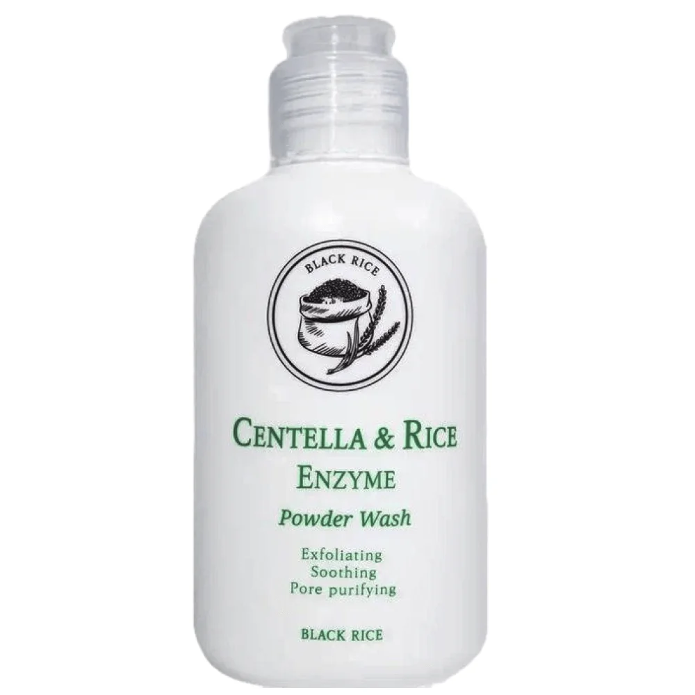 Энзимная пудра с центеллой и чёрным рисом Black Rice Centella Rice Enzyme Powder Wash