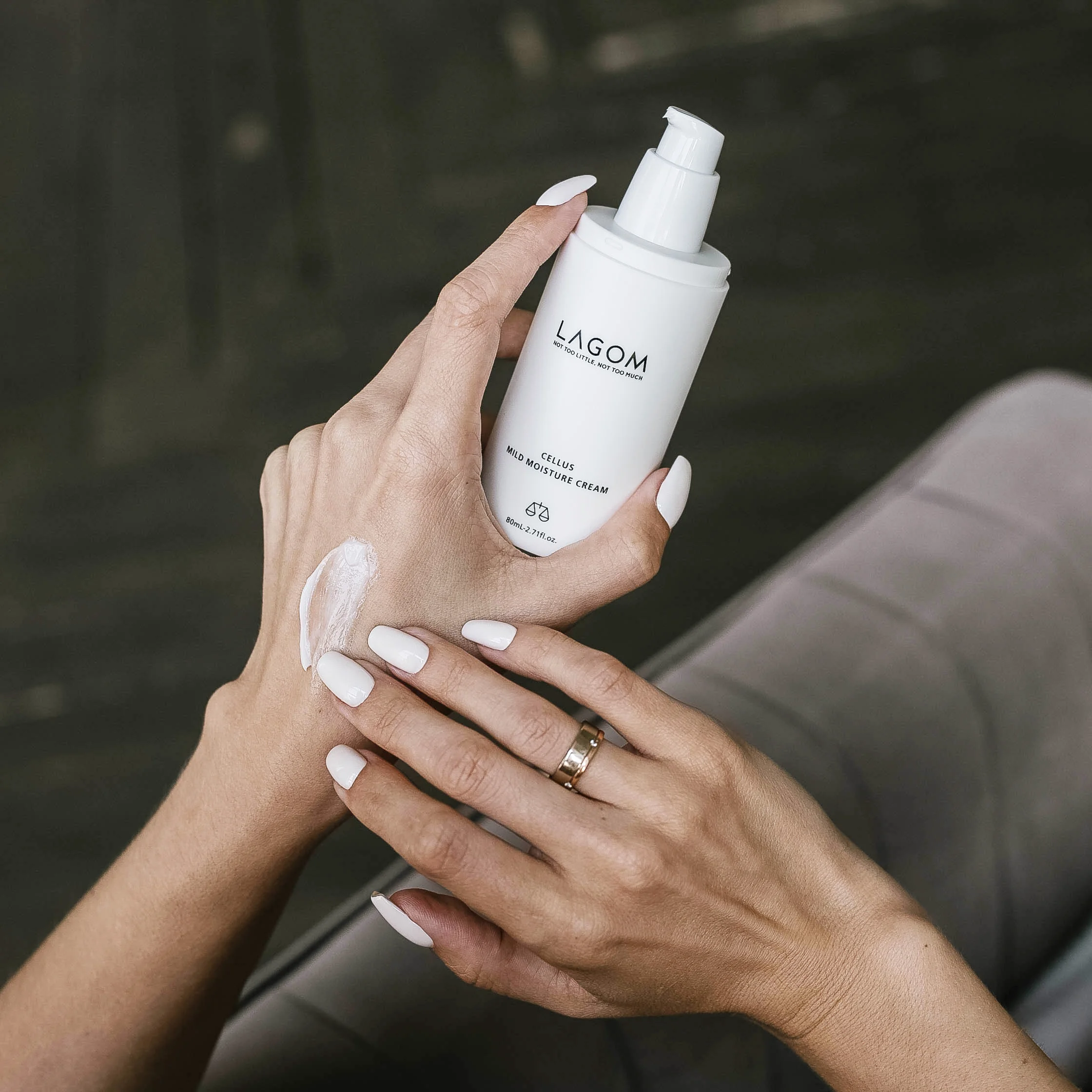 Лёгкий увлажняющий крем с мочевиной  Lagom Cellus Mild Moisture Cream 80ml