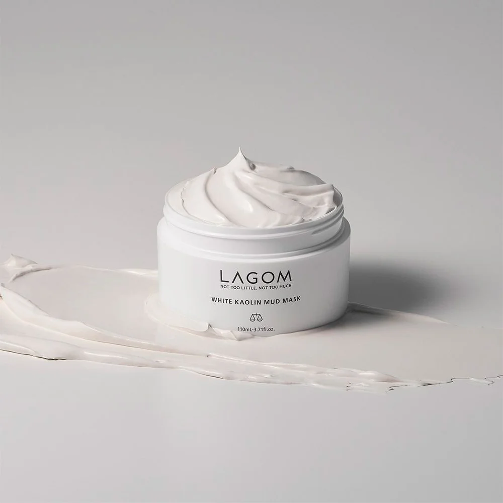 Отшелушивающая глиняная маска Lagom White Kaolin Mud Mask