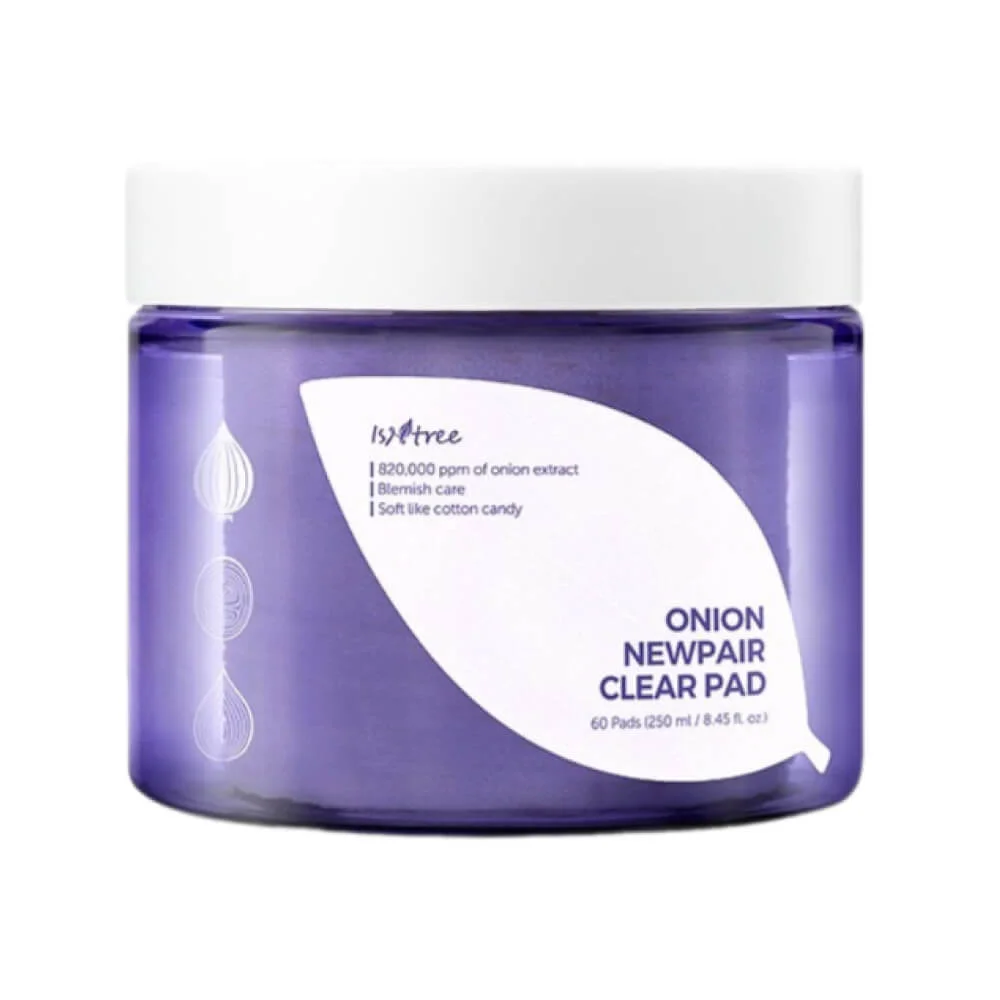 Многослойные пэды с красным луком для проблемной кожи IsNtree Onion Newpair Clear Pad