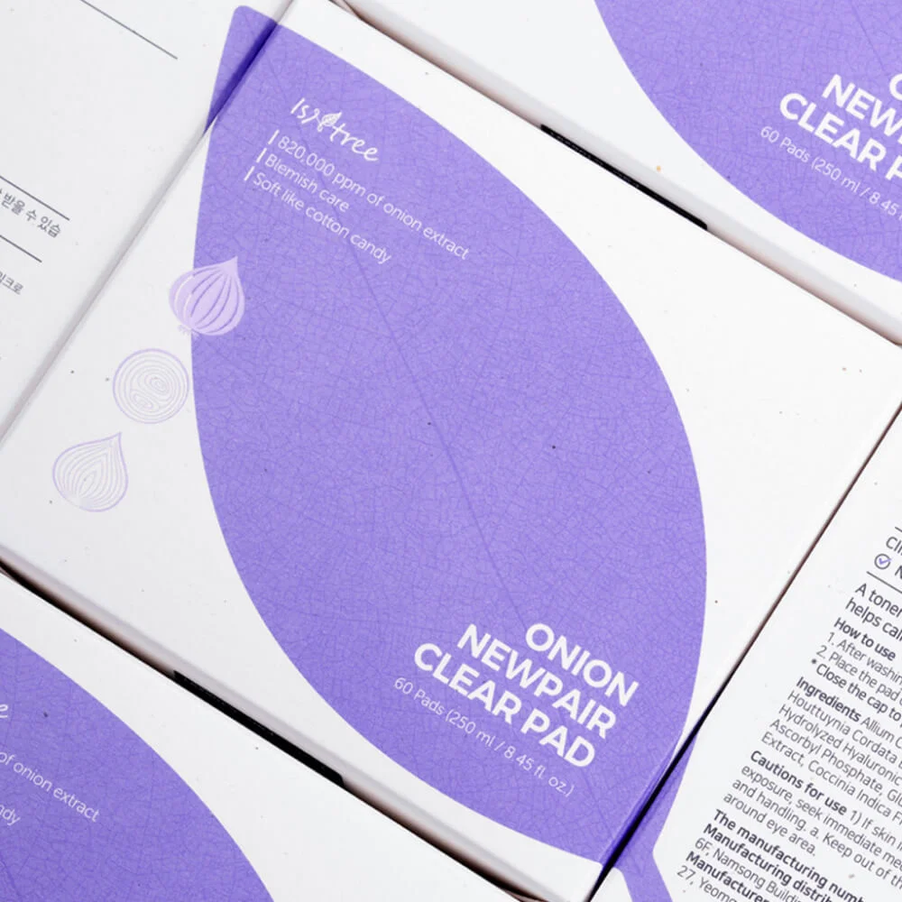Многослойные пэды с красным луком для проблемной кожи IsNtree Onion Newpair Clear Pad