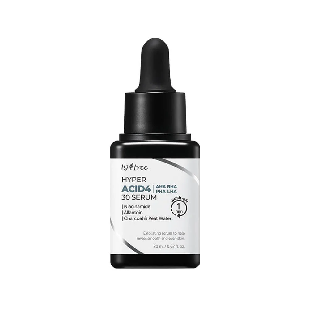 Пилинг-сыворотка с комплексом кислот IsNtree Hyper Acid4 AHA BHA PHA LHA 30 Serum