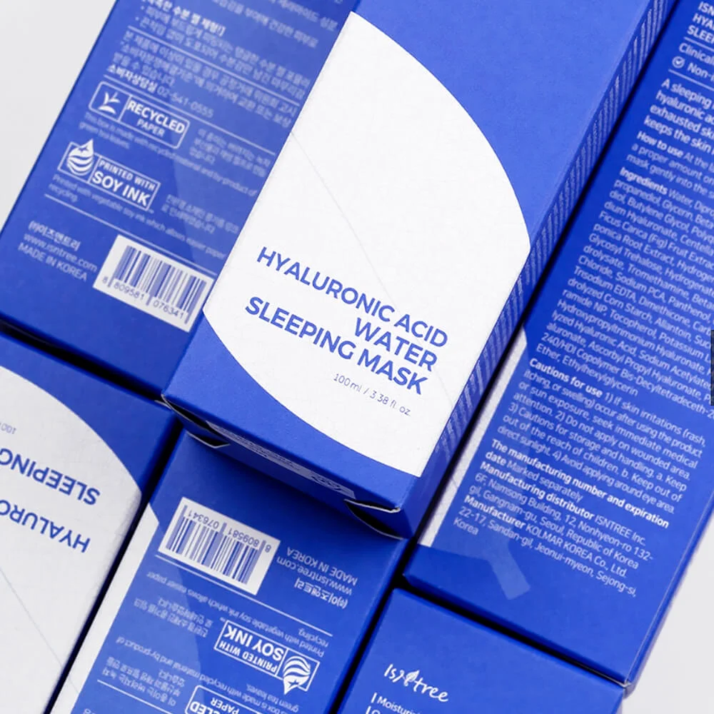 Ночная маска для глубокого увлажнения кожи IsNtree Hyaluronic Acid Water Sleeping Mask