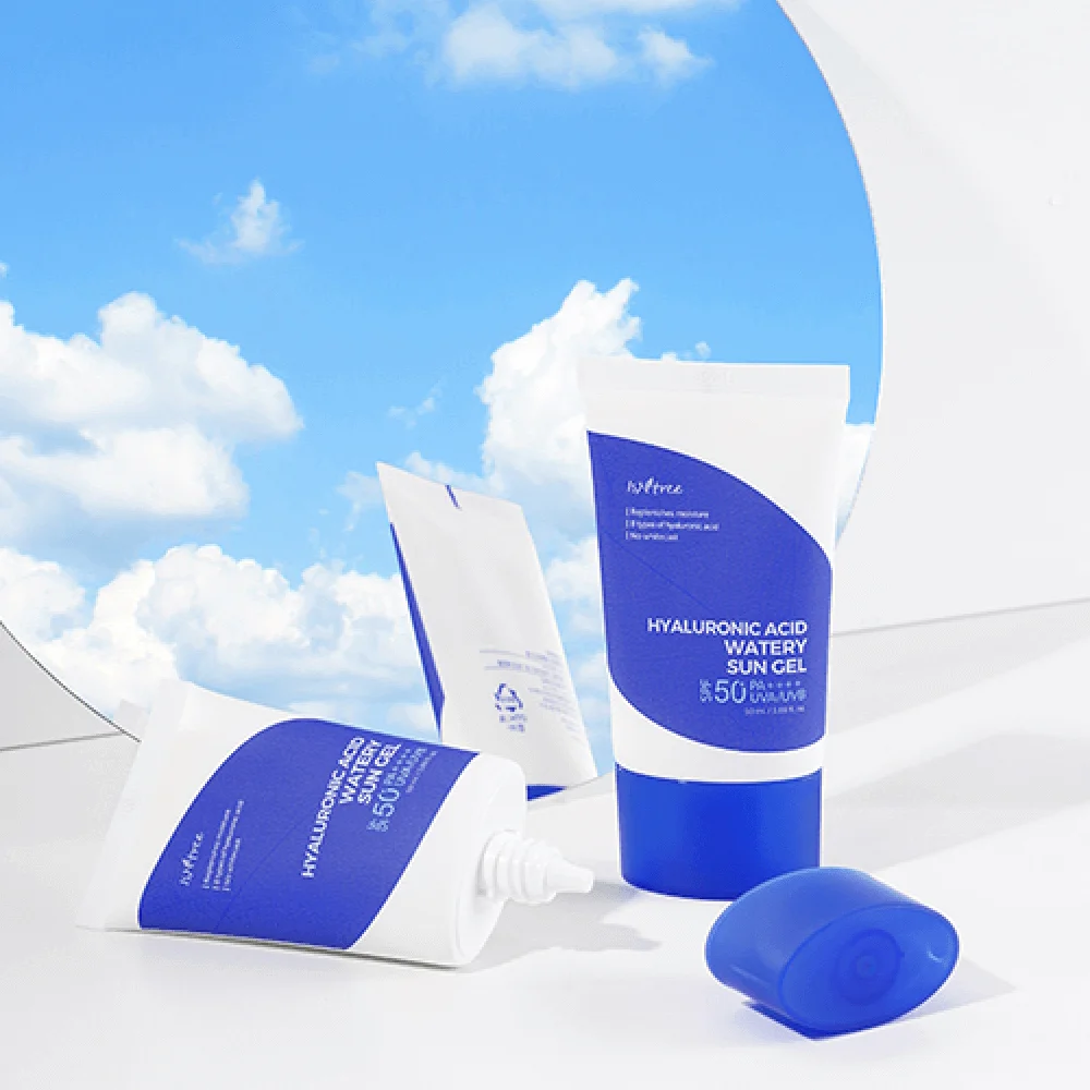 Увлажняющий солнцезащитный гель IsNtree Hyaluronic Acid Watery Sun Gel SPF50+ PA++++