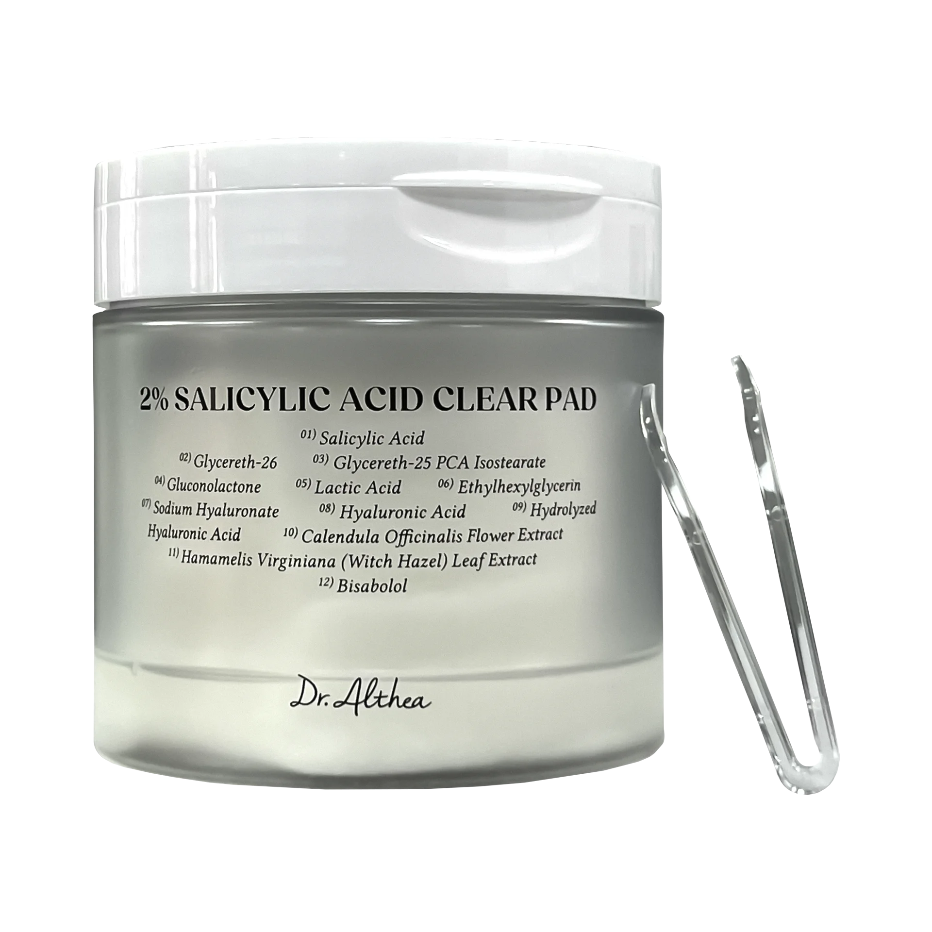 Отшелушивающие тонер-пэды для лица с салициловой кислотой  Dr. Althea 2% Salicylic Acid Clear Pad 