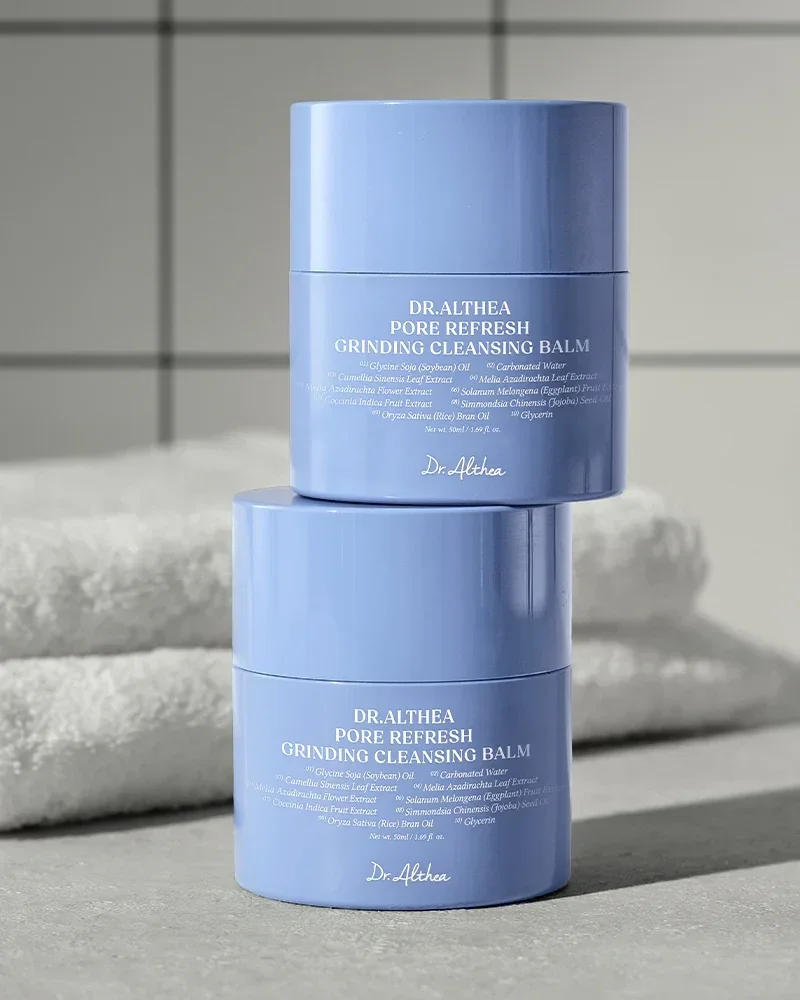 Гидрофильный бальзам-щербет с азуленом и рисом, Pore Refresh Grinding Cleansing Balm 50ml 