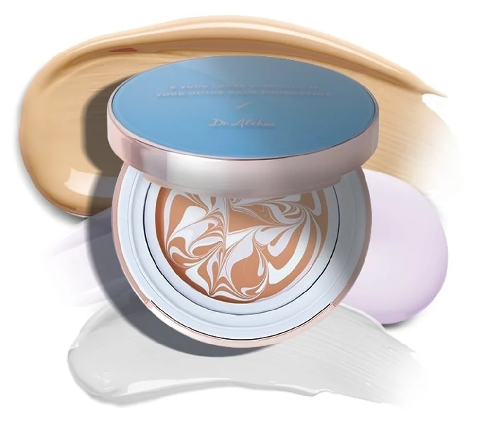 Увлажняющий кушон Dr.Althea Double Serum Balm Foundation 21