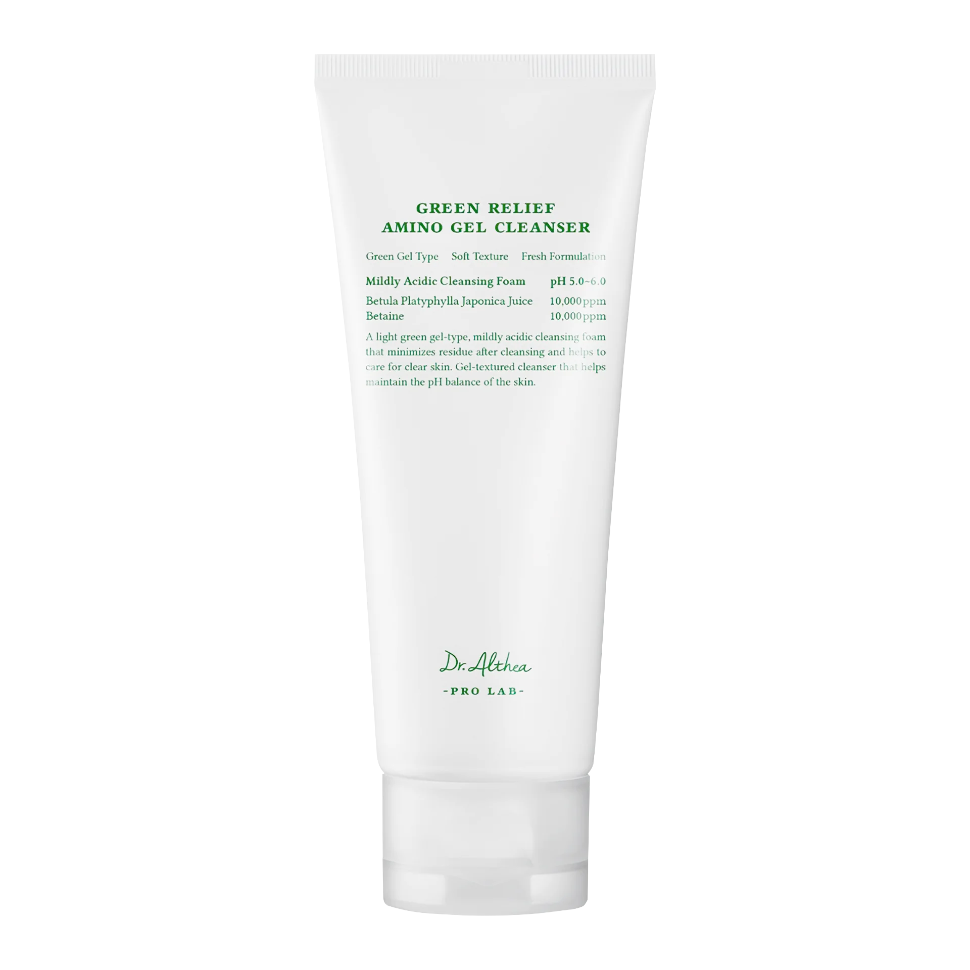 Гель-пенка для умывания с аминокислотами Dr. Althea Green Relief Amino Gel Cleanser