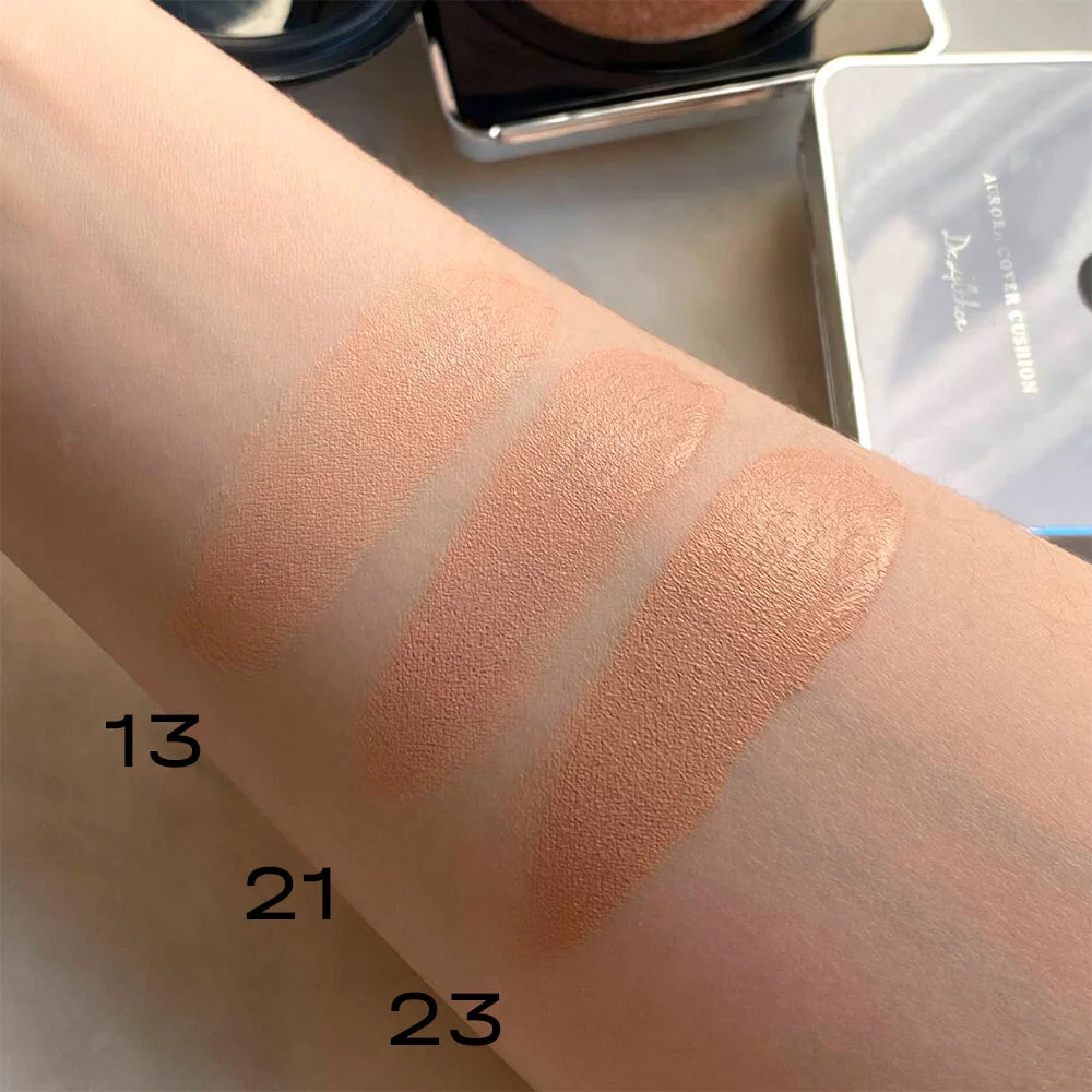 Тональный кушон со сменным блоком Dr. Althea Aurora Cover Cushion SPF50+ PA +++ тон 23