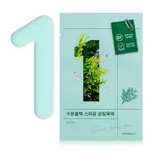 Смягчающая тканевая маска для лица с экстрактом кипариса Numbuzin No.1 Dewy Glow Spa Sheet Mask