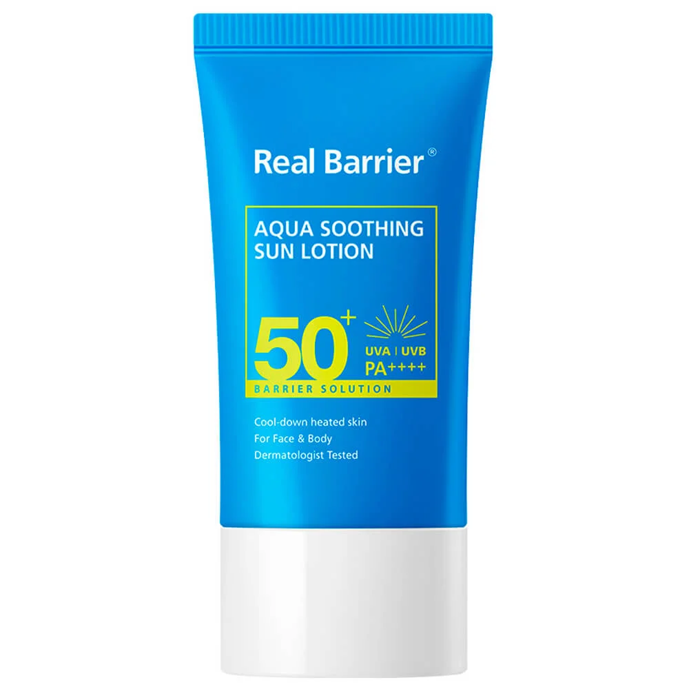 Увлажняющий солнцезащитный лосьон Real Barrier Aqua Soothing Sun Lotion SPF50+ PA++++