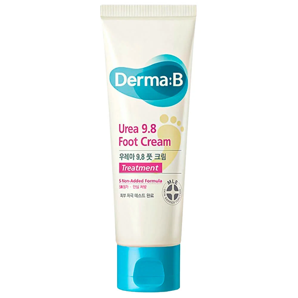 Смягчающий ламеллярный крем для ног с мочевиной Derma:B Urea 9.8 Foot Cream