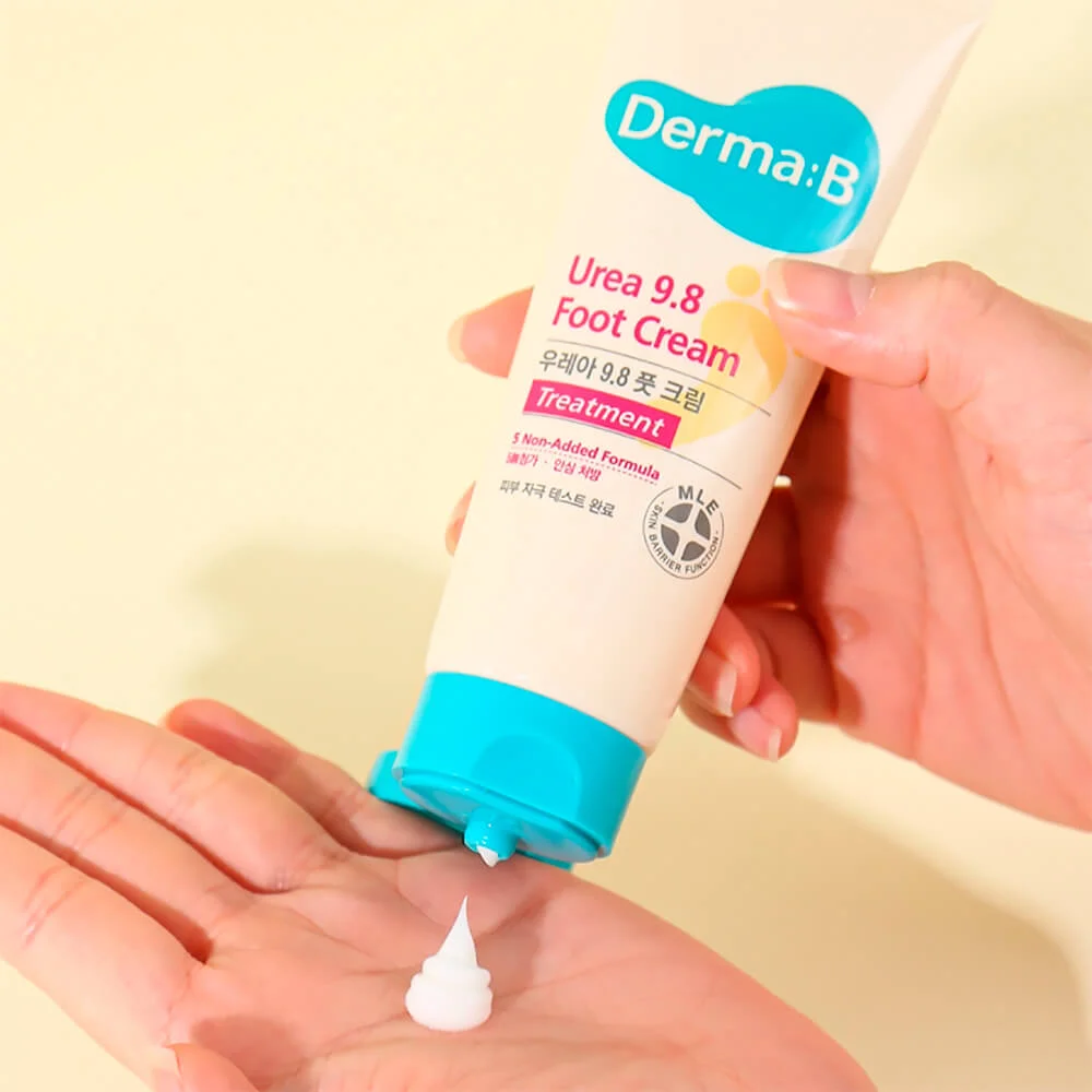 Смягчающий ламеллярный крем для ног с мочевиной Derma:B Urea 9.8 Foot Cream