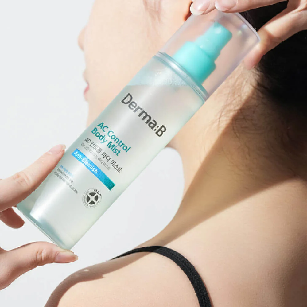 Ламеллярный мист для тела против акне Derma:B AC Control Body Mist