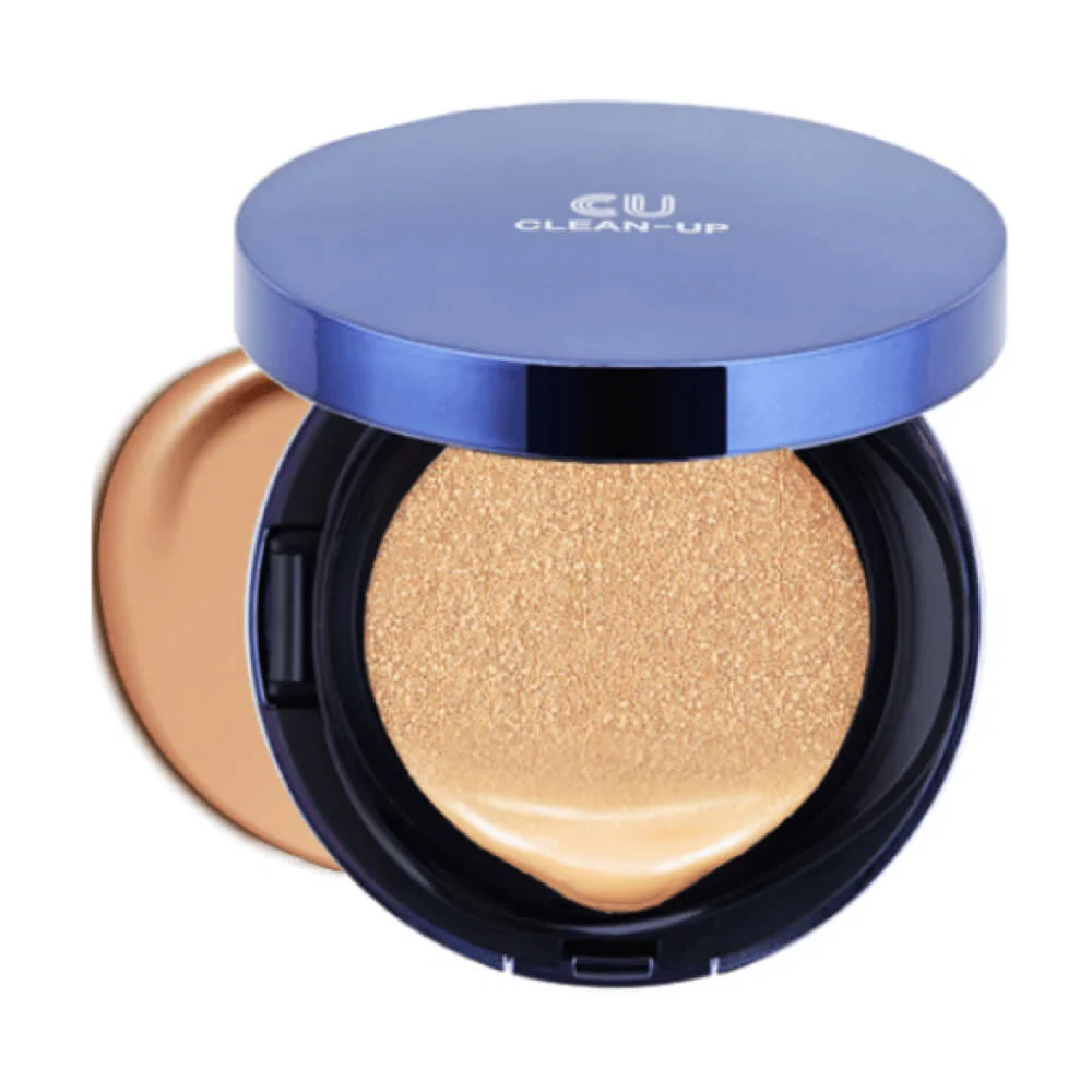Тональный крем-кушон CUSKIN Clean-Up Skinfit Cushion Pact SPF50 PA++++