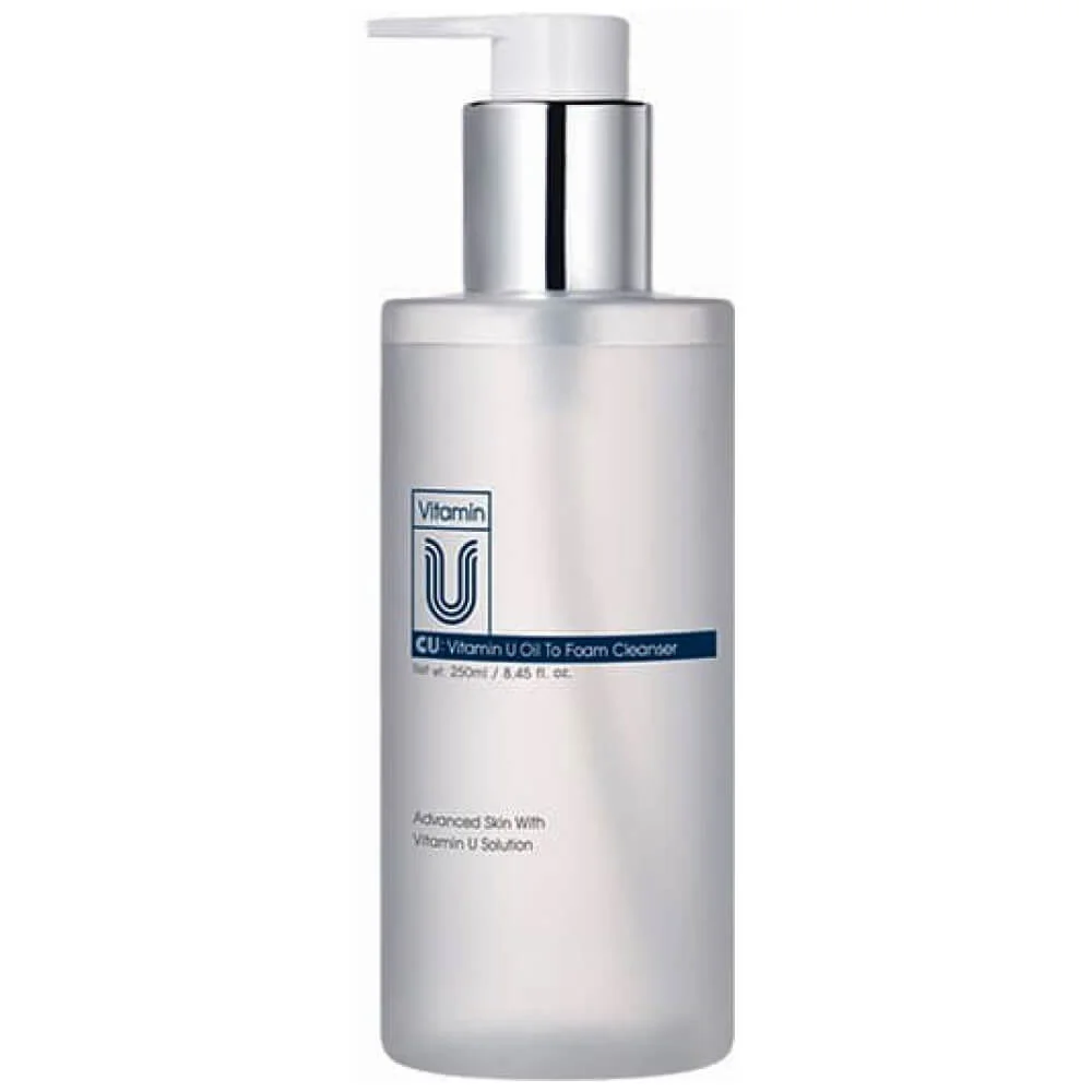 Двухфазное масло-пенка для очищения с витамином U CUSKIN CU: Vitamin U Oil To Foam Cleanser