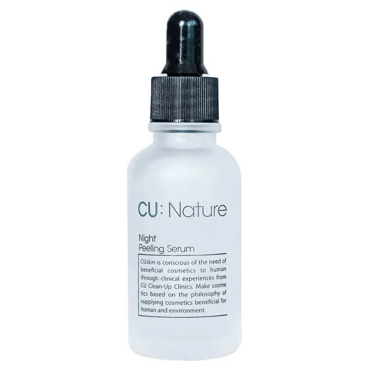 Ночная пилинг-сыворотка с PHA-кислотой и стволовыми клетками CU Skin CU:Nature Night Peeling Serum