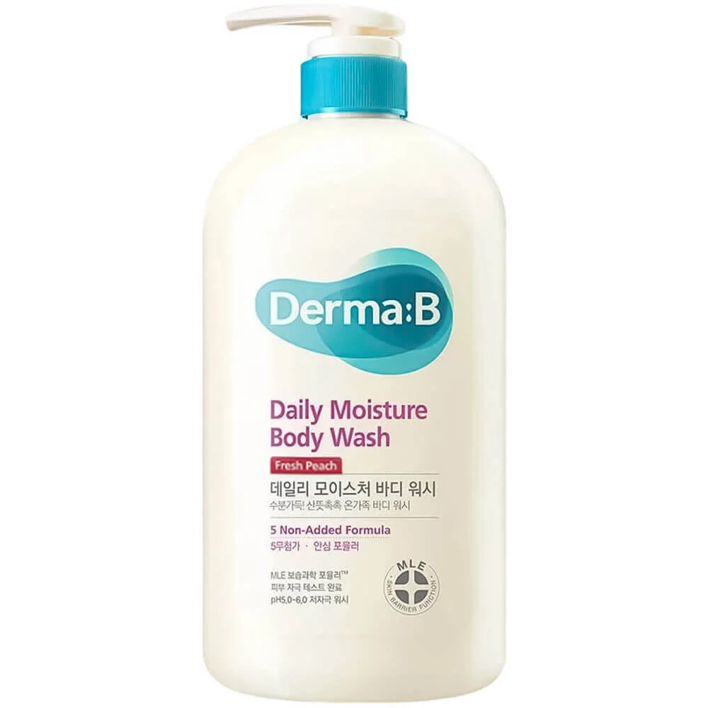 Ламеллярный гель для душа Derma:B Daily Moisture Body Wash Fresh Peach Fresh Peach