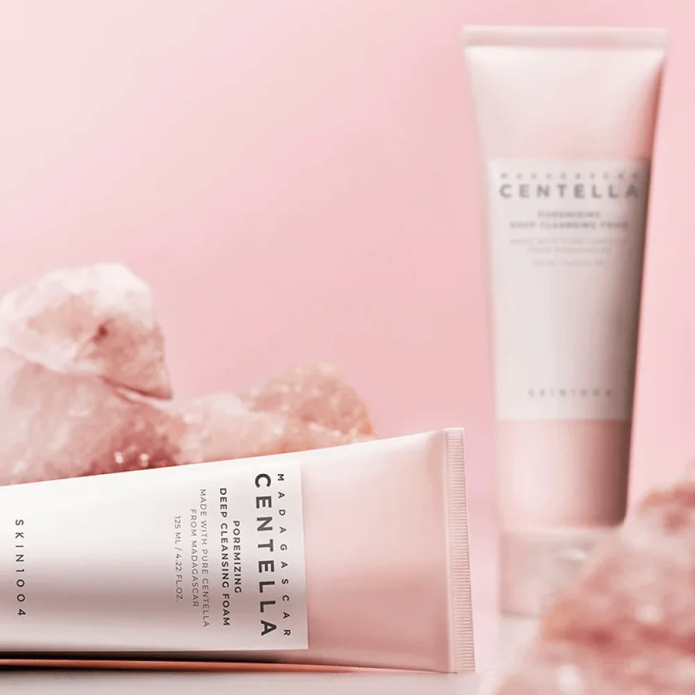 Глубоко очищающая пенка для сужения пор SKIN1004 Madagascar Centella Poremizing Deep Cleansing Foam