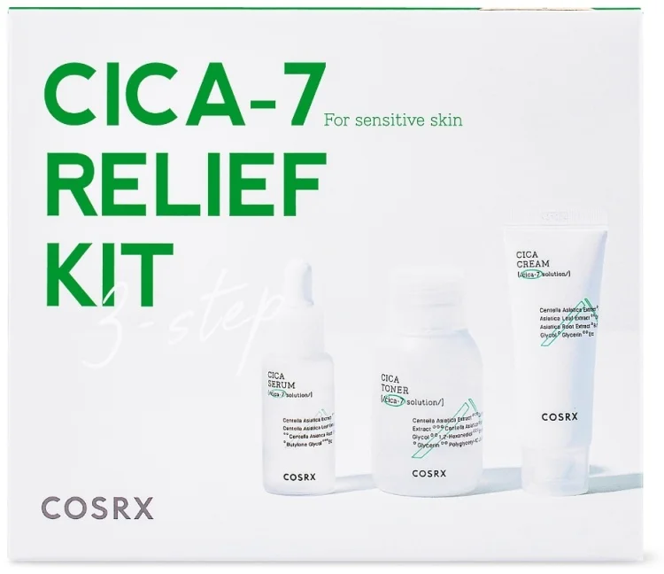 Набор для чувствительной кожи COSRX Cica-7 Relief Kit